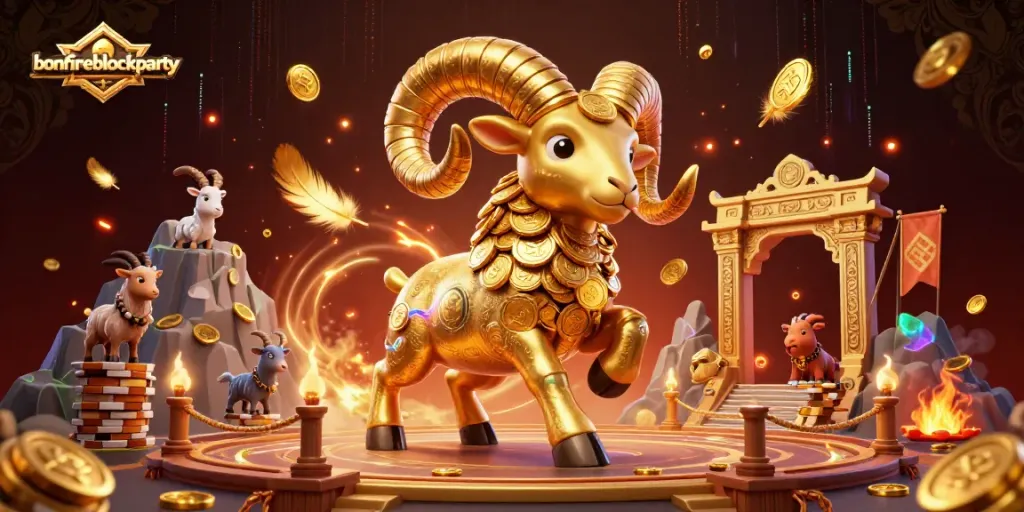 Experience the excitement of bonfireblockparty with dynamic gambling elements and vibrant characters charging through!